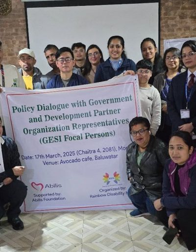 Policy Dialogue with GESI Focal Persons for Inclusive Change